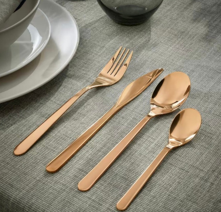 سرویس قاشق چنگالikea مدل fornuft