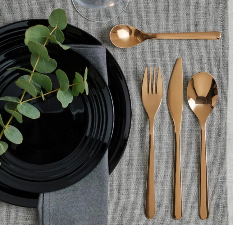 سرویس قاشق چنگالikea مدل fornuft