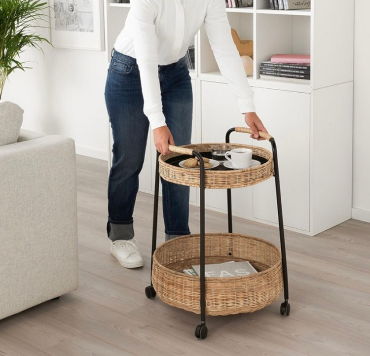 ترولی بامبو ikea مدل lubban