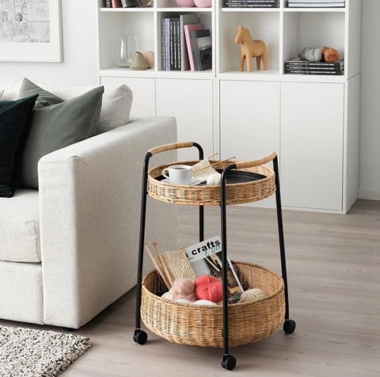 ترولی بامبو ikea مدل lubban