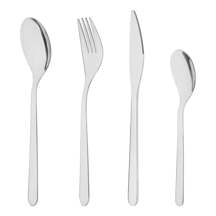 سرویس قاشق، چنگال و کارد 24 پارچه ایکیا 6 نفره مدل FÖRNUFT